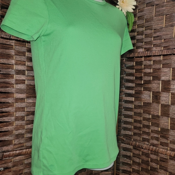 Lauren Ralph Lauren Shirt  Short Sleeve color green good condition - Picture 5 of 6